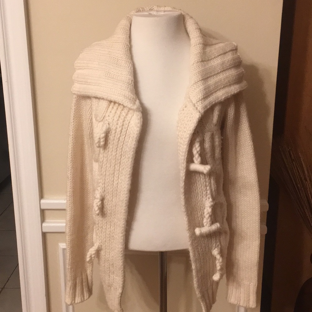 Gap Hand Knit Chunky Wool and Alpaca Sweater Size Small